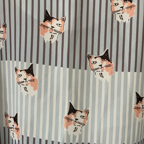 Cute calico striped Molly Bracken cat shirt for the crazy cat lady with style 😸 - Picture 4 of 4